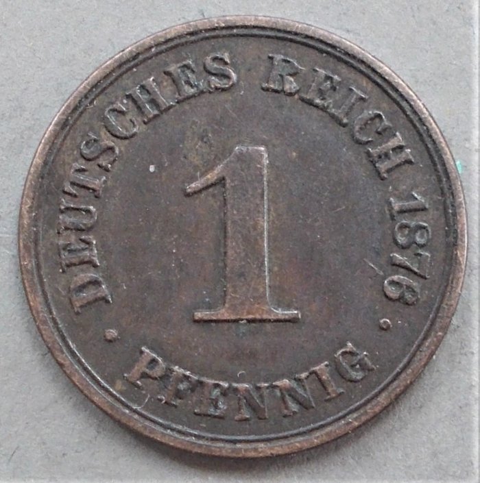 1876-B-Hanover-Germany-1-Pfennig